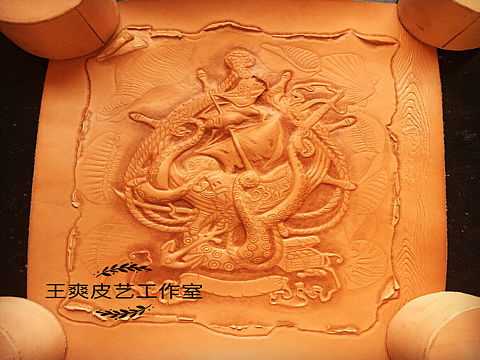 皮雕皮塑新作品，未完，待续……