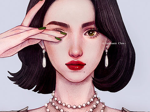 ??手繪更新（個(gè)人主頁-ZNDAyNjcwMDQ=） - 創(chuàng)作習(xí)作 - 站酷設(shè)計(jì)師StephanieChen原創(chuàng)素材 - 站酷ZCOOL