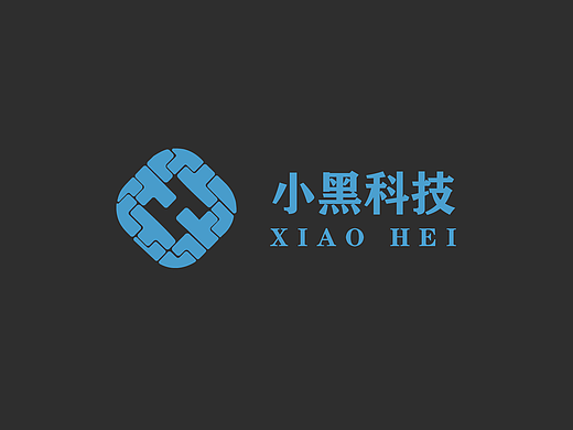 小黑科技品牌logo动态设计