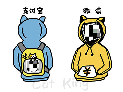 原创二维码收款装饰图