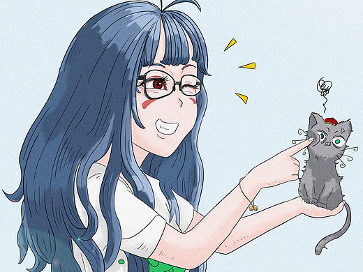 摸鱼,给同事整了个头像