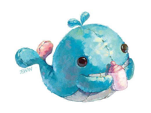 【萌宠 by 雪娃娃】小萌鲸鱼