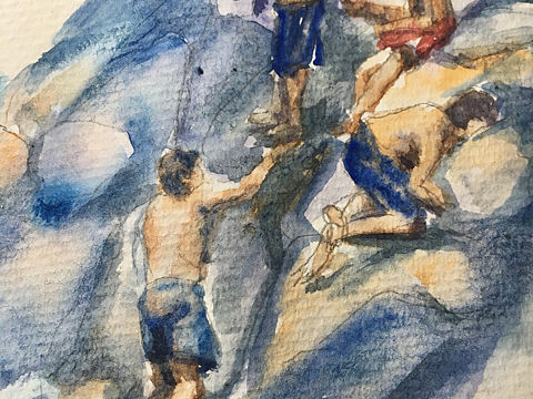 斯里兰卡海边小孩