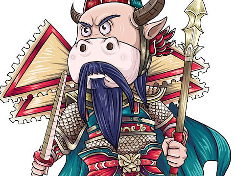 牛年门神