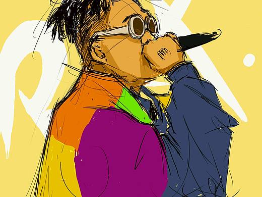 嘻哈（個人主頁-ZMjQwMzI3MTY=） - 藝術(shù)插畫 - 站酷設計師0南瓜子0原創(chuàng)素材 - 站酷ZCOOL