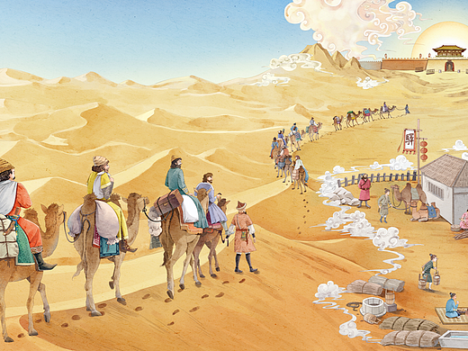 丝绸之路 ， 遥远的河西走廊和一言难尽的西征