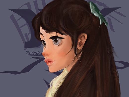 康达维斯小姐画像（个人主页-ZNTYwNDY1MDQ=） - 创作习作 - 站酷设计师剧U秀原创素材 - 站酷ZCOOL