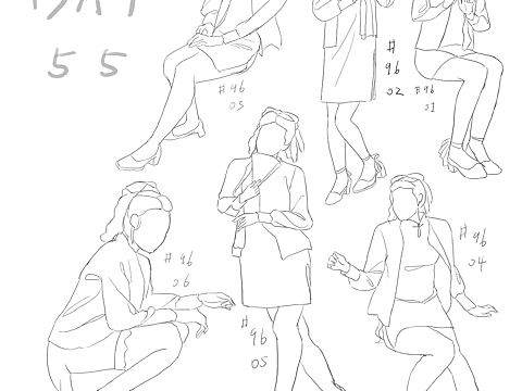 #速写60天挑战赛# Day 55补卡 @速写班长