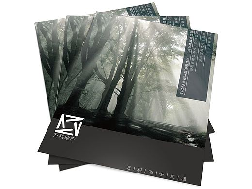 DM单页设计/万科房地产DM单页设计