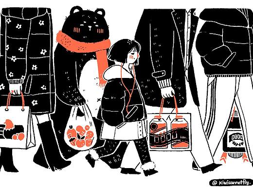 2019.1单色插图合集