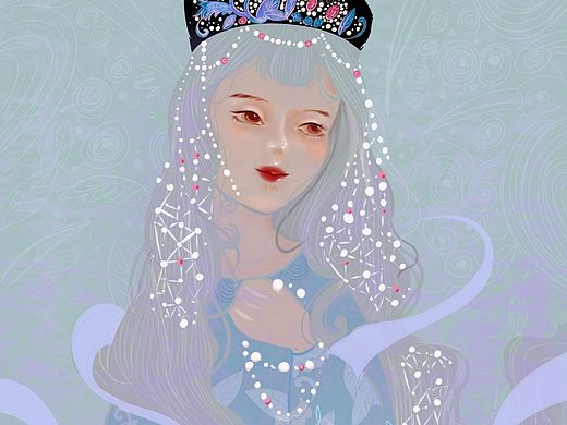 一个有点翠的小人