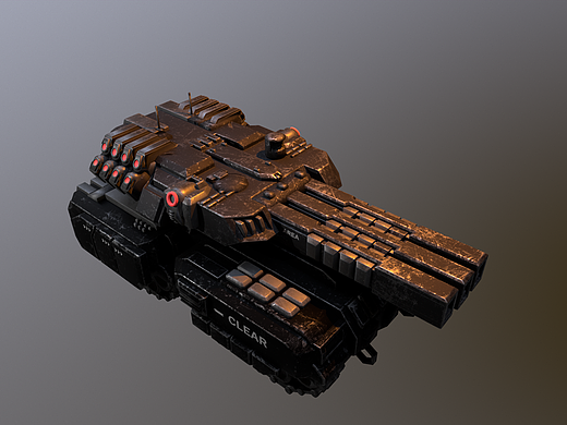 外骨骼装甲红警3模型