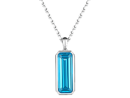 GOUPENTER男士蓝宝石吊坠