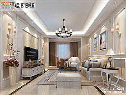 唐山实创装饰【兴盛大成】242平米欧式装修效果图设计案例