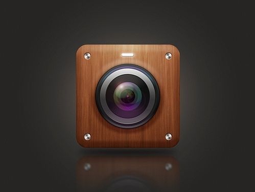 我喜愛的木質(zhì)相機(jī)（個(gè)人主頁-ZMTM5NDY1ODQ=） - 圖標(biāo) - 站酷設(shè)計(jì)師尷尬卷心菜原創(chuàng)素材 - 站酷ZCOOL