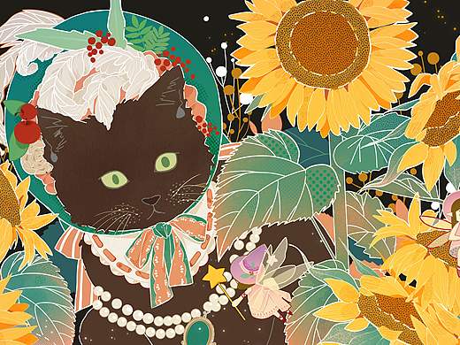 猫猫（个人主页-ZNTQ2MzE5NzY=） - 创作习作 - 站酷设计师铁柱仙子原创素材 - 站酷ZCOOL