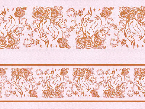 古风汉服烫金设计