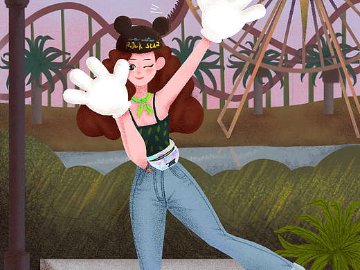 游乐园（个人主页-ZNDY0NjU3NjQ=） - 创作习作 - 站酷设计师雨山雪儿原创素材 - 站酷ZCOOL