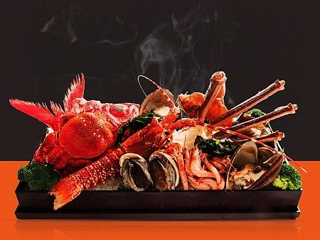 橙色美食作品