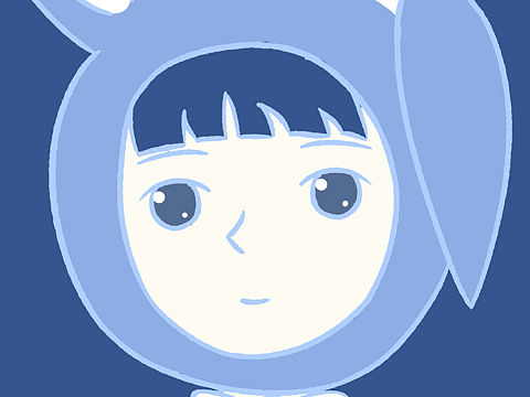 经典蓝兔女孩