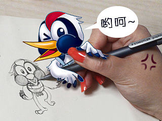 飞鹤奶粉吉祥物（飞飞）