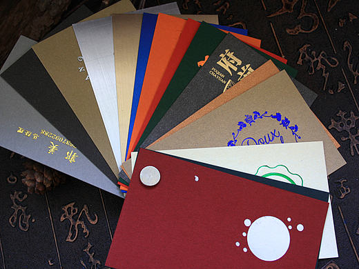 特种工艺名片工艺大全精品纸名片工艺样品名片样品高档名片工艺纸样