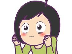 原创设计作品:呆毛妹表情包