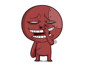 补丁脸微信表情