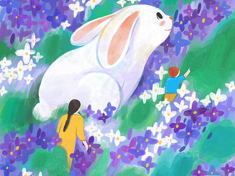 小兔子插画北京er（个人主页-ZNTkyOTk4MjA=） - 儿童插画 - 站酷设计师满满满耶原创素材 - 站酷ZCOOL