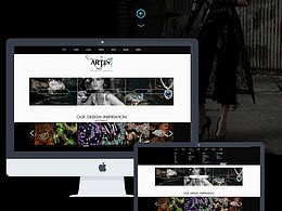 一个奢华饰品网站的web界面GUI展示——原创