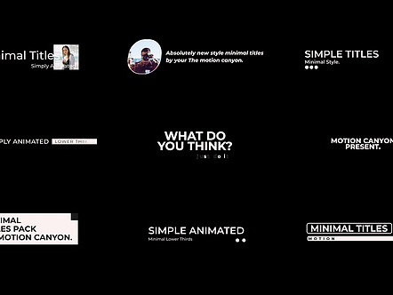 AE模板|简单动态艺术作品美术图形照片展示宣传片