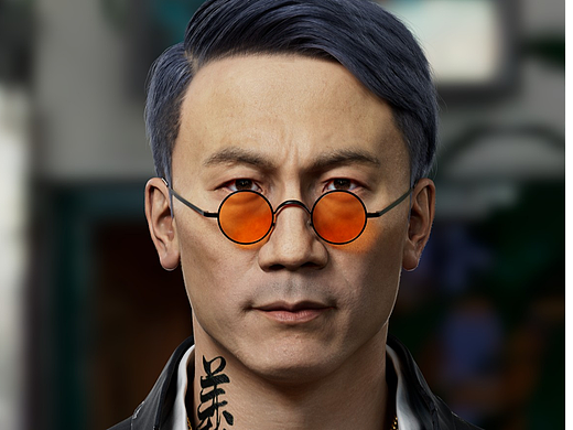 带纹身的男人