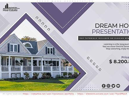 AE模板|经典房地产酒店公寓办公室标题开场梦想家园