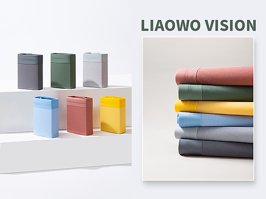 贴身衣物 | 男士泡泡纱锦纶内裤 x LIAOWO VISION