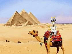 长颈鹿微小宝埃及游手绘插画（个人主页-ZMzA2ODMyOA==） - 创作习作 - 站酷设计师RockingNuts原创素材 - 站酷ZCOOL