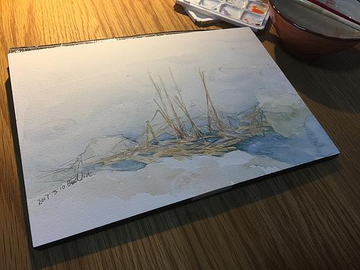 枯敗的荷塘（個人主頁-ZMjEzMTQ2ODg=） - 創(chuàng)作習作 - 站酷設計師BudJin原創(chuàng)素材 - 站酷ZCOOL