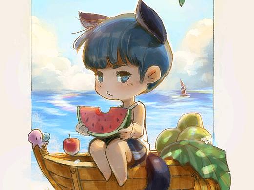 夏日海滩