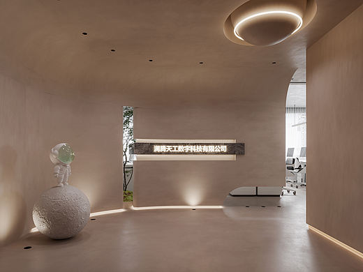 ​微水泥打造的澜腾天工第六分部|现代轻侘寂办公空间