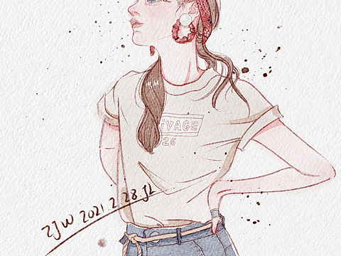 二月份 五张（个人主页-ZNTAyODM0NjA=） - 创作习作 - 站酷设计师静微啊原创素材 - 站酷ZCOOL