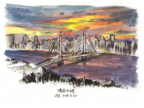 珠江落日（个人主页-ZNDE3NjUwOTI=） - 绘画 - 站酷设计师大吉大力原创素材 - 站酷ZCOOL