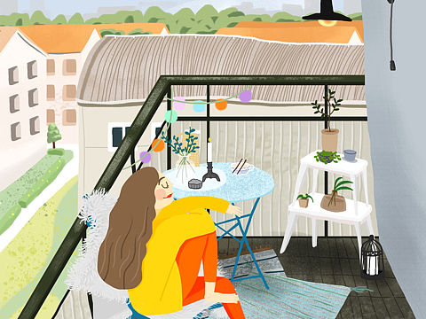 向往这样清闲自在的生活