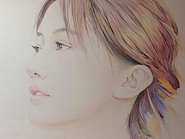 彩铅头像
