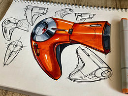 一張紙工業(yè)設(shè)計(jì)手繪