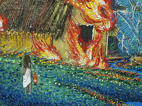 《月亮与六便士》烧毁画作一幕