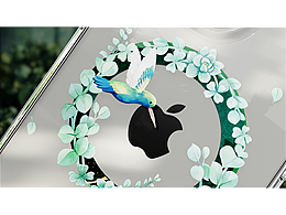 C4D三維手機(jī)殼花園系列