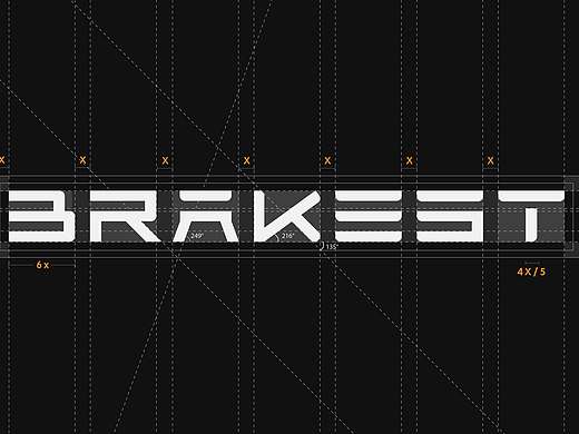 Brakest 汽车刹车片的标志／包装设计