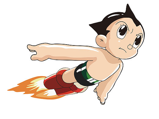 手绘铁壁阿童木