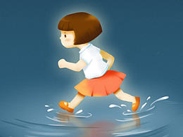 手绘插画背景图