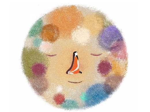 关于中秋的小插画