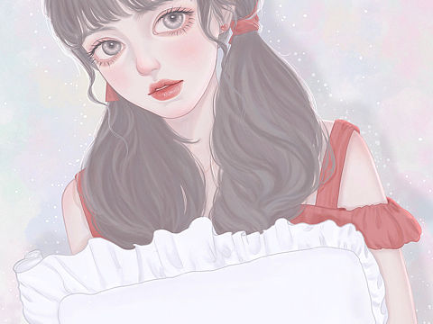 少女插畫（個(gè)人主頁-ZNTY4MDUxNjA=） - 創(chuàng)作習(xí)作 - 站酷設(shè)計(jì)師十霧wu原創(chuàng)素材 - 站酷ZCOOL